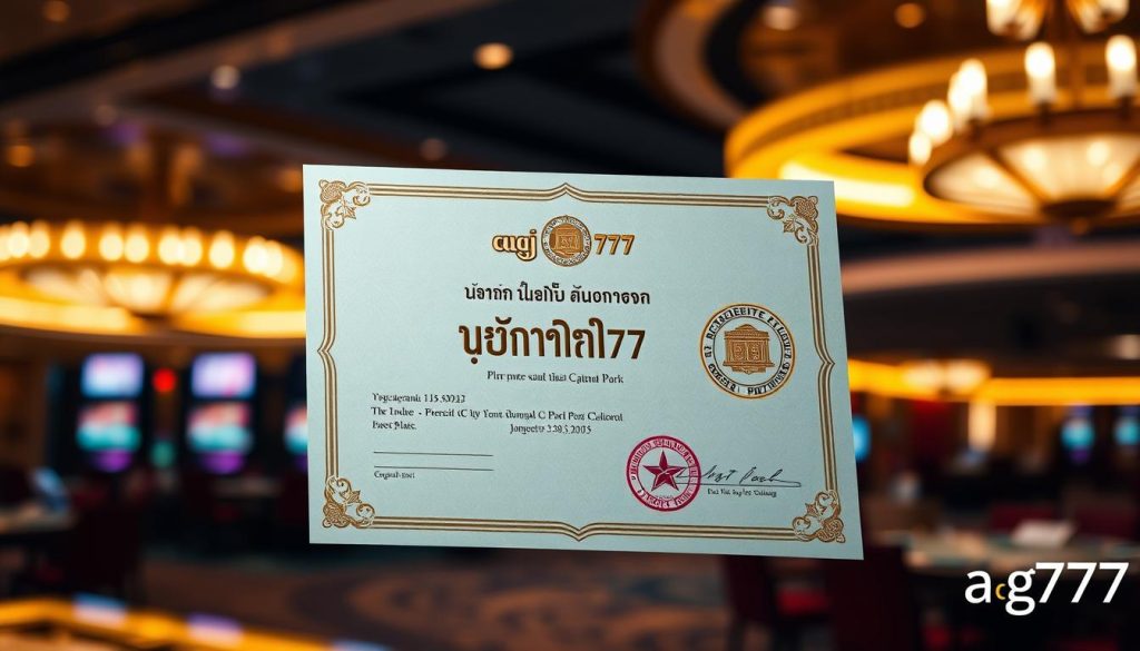ใบอนุญาตคาสิโน
